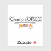 Een zeer schone sticker (Vel)