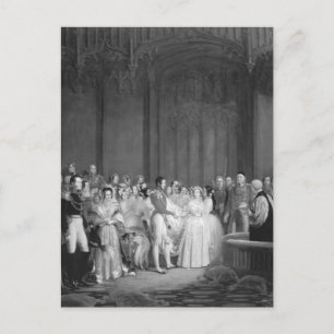 Een zeer Victoriaans bruiloft Briefkaart