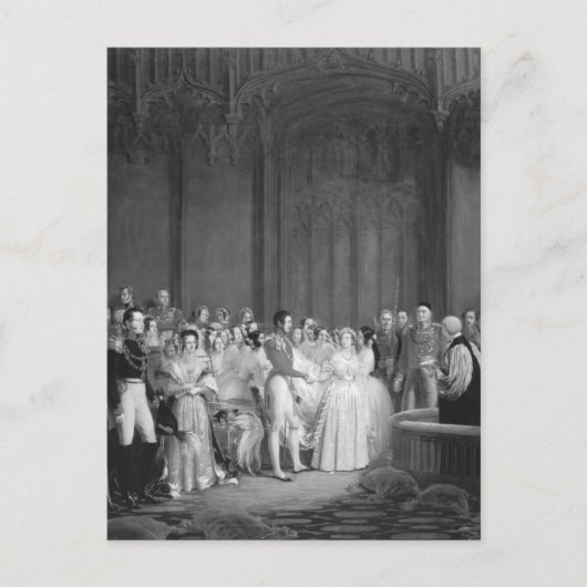 Een zeer Victoriaans huwelijk Briefkaart (Voorkant)