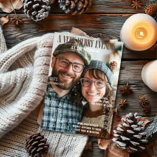 Een zeer vrolijke avond magazine Hoesje foto Kaart