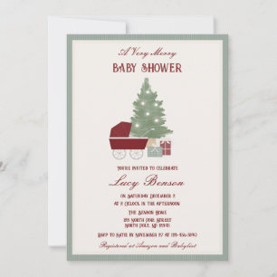 Een zeer vrolijke babyshower uitnodiging