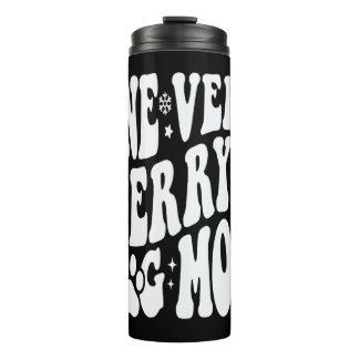 Een zeer vrolijke hond mam-3 thermosbeker