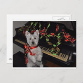 Een zeer weelderige kerst feestdagenkaart (Voorkant / Achterkant)