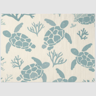 Een Zeeschildpad Serie Design 8 Tissuepapier