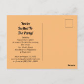 Een ZEGENING Is Vandaag Geboren Retro Vintage Uitn Briefkaart (Achterkant)