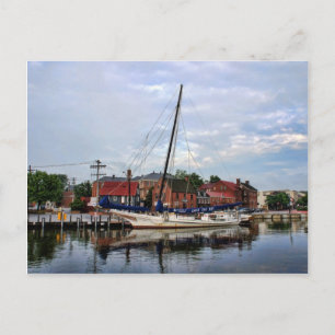 Een zeilboot in Annapolis Harbour Briefkaart