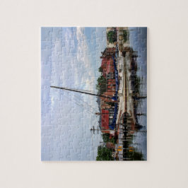 Een zeilboot in Annapolis Harbour Legpuzzel
