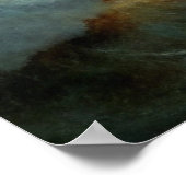 Een zeilschip in de oceaan poster (Hoek)