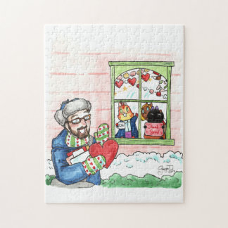 Een zeldzame spotting van de mysterieuze Mailman p Legpuzzel