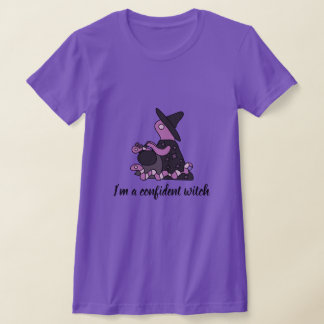 Een zelfverzekerde heks t-shirt