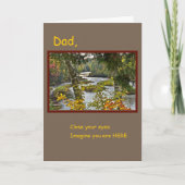 EEN ZEN MOMENT TER ERE VAN VADERDAG/RIVER EN WO KAART (Voorkant)