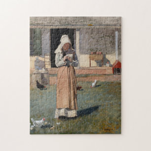 Een zieke kip Winslow Homer Legpuzzel