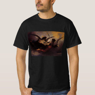 Een ziel die door Bouguereau naar de hemel wordt g T-shirt