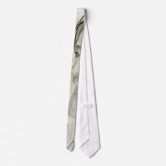 Een zijprofiel van Jezus Stropdas (Achterkant)