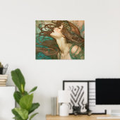 Een zingende zeemeermin poster (Thuiskantoor)