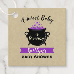 Een zoete Baby breekt halloween Baby shower Bedankjes Labels