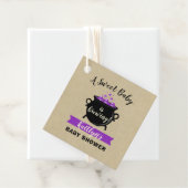 Een zoete Baby breekt halloween Baby shower Bedankjes Labels (In situ)