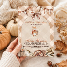 Een Zoete Kleine Eikel Bosherfst Baby Shower