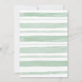 Een zoete kleine Lamb is onderweg naar Baby shower Kaart (Achterkant)