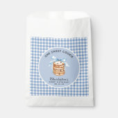 Een zoete koekje eerste jongen verjaardag bedankzakje (Voorkant)