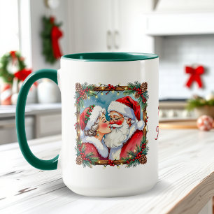 Een zoete ouderwetse Kerstmis meneer en mevrouw Mok