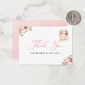 Een zoete pompoen bedankt je briefkaart (Voorkant / Achterkant in situ)