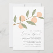 Eén zoete strand 1e verjaardag kaart (Voorkant)