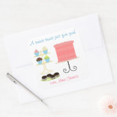 Een zoete traktatie bakken Sticker (Envelop)