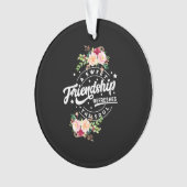 Een zoete vriendschap verfrist de sol ornament (voorkant)