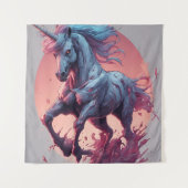 Een zombie eenhoorn Poster Wandkleed (Voorkant)