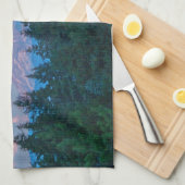 Een zomeravond theedoek (Quarter Fold)