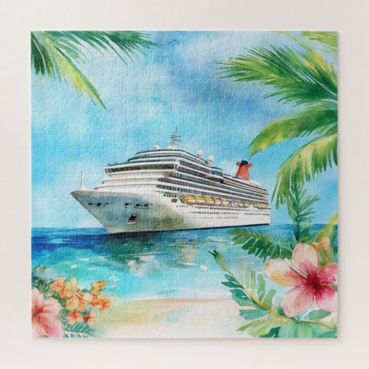Een zomercruise legpuzzel (Verticaal)