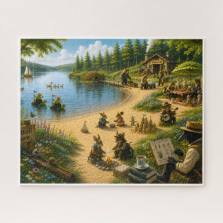 Een zomerdag bij Cattail Cove Legpuzzel