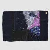 Een zomernacht met Sirius Golfhanddoek (Horizontaal)