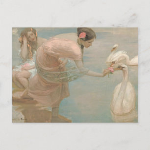 Een Zomerochtend door Rupert Bunny (1897) Briefkaart