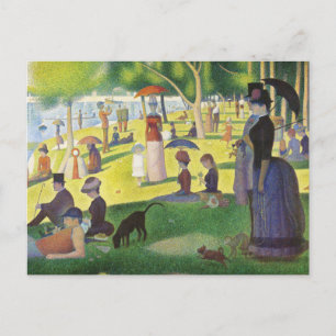 Een zondag in La Grande Jatte door Georges Seurat Briefkaart