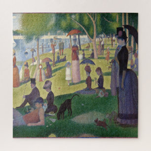 Een zondag in La Grande Jatte door Georges Seurat Legpuzzel