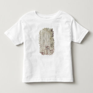 Een zondagmiddag-promenade kinder shirts