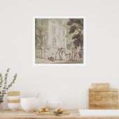 Een zondagmiddag-promenade poster (Keuken)