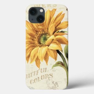 Een zonnebloem in Volledige Bloei iPhone 13 Hoesje