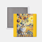 Een zonnige dag magneet (Voorkant / Achterkant)