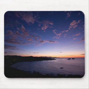 Een zonsondergang over de oceaan in Costa Rica Muismat