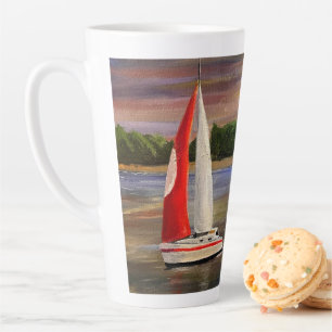Een zonsondergang van Gary Poling Latte Mok