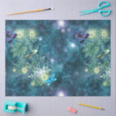 Een zuivelfabriek in het ontwerp van de tuinserie tissuepapier (Craft)