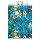 Een zuivelfabriek in ontwerp 11 uit de tuin-reeks heupfles (Achterkant)