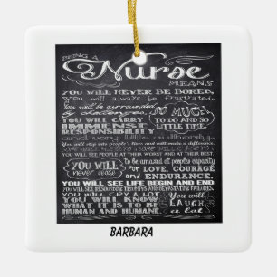 Een zuster Gezegde-decoratie zijn Keramisch Ornament