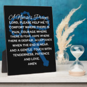 Een zuster's gebeden bord op de paling fotoplaat (Zijkant)