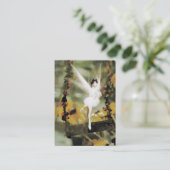 Een zwaai in de tuinmini-printer visitekaartje (Staand voorkant)