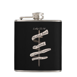 Een zwaard kopen heupfles