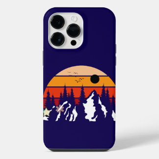 Een zwart uitzicht iPhone 14 pro max hoesje